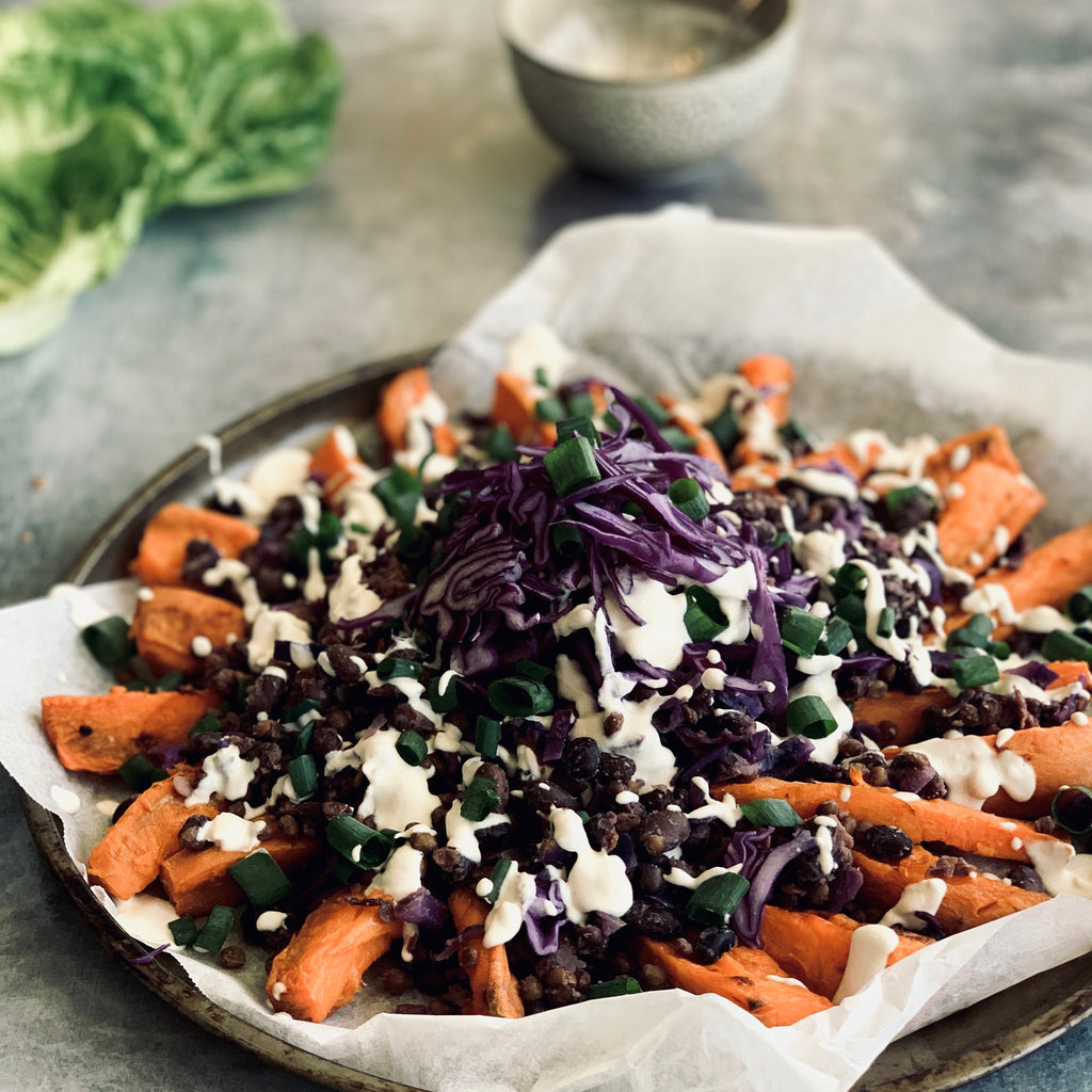 Loaded Sweet Potato Fries (with Eczema Friendly Ingredients)