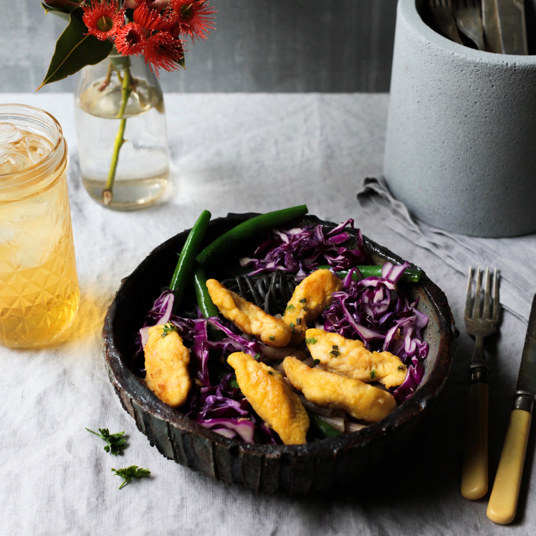 Crispy Chicken Pasta from The Eczema Detox